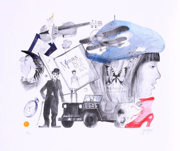 Jiří Suchý Grafiky Ii Art Gallery Svetlana Lubos Jelinek Czech And World Art